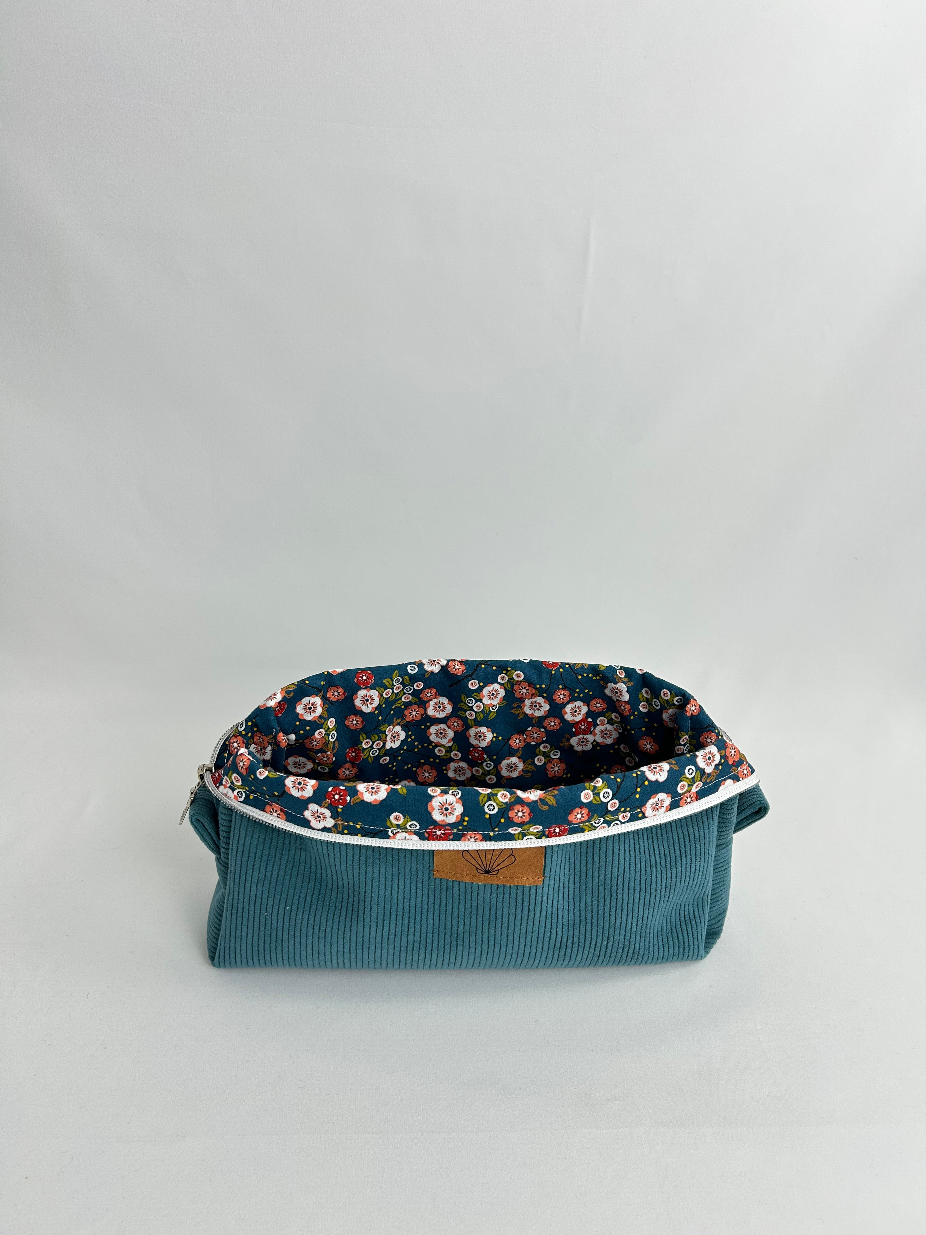 Trousse à maquilla bleu lagoon