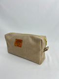 Trousse à maquillage beige