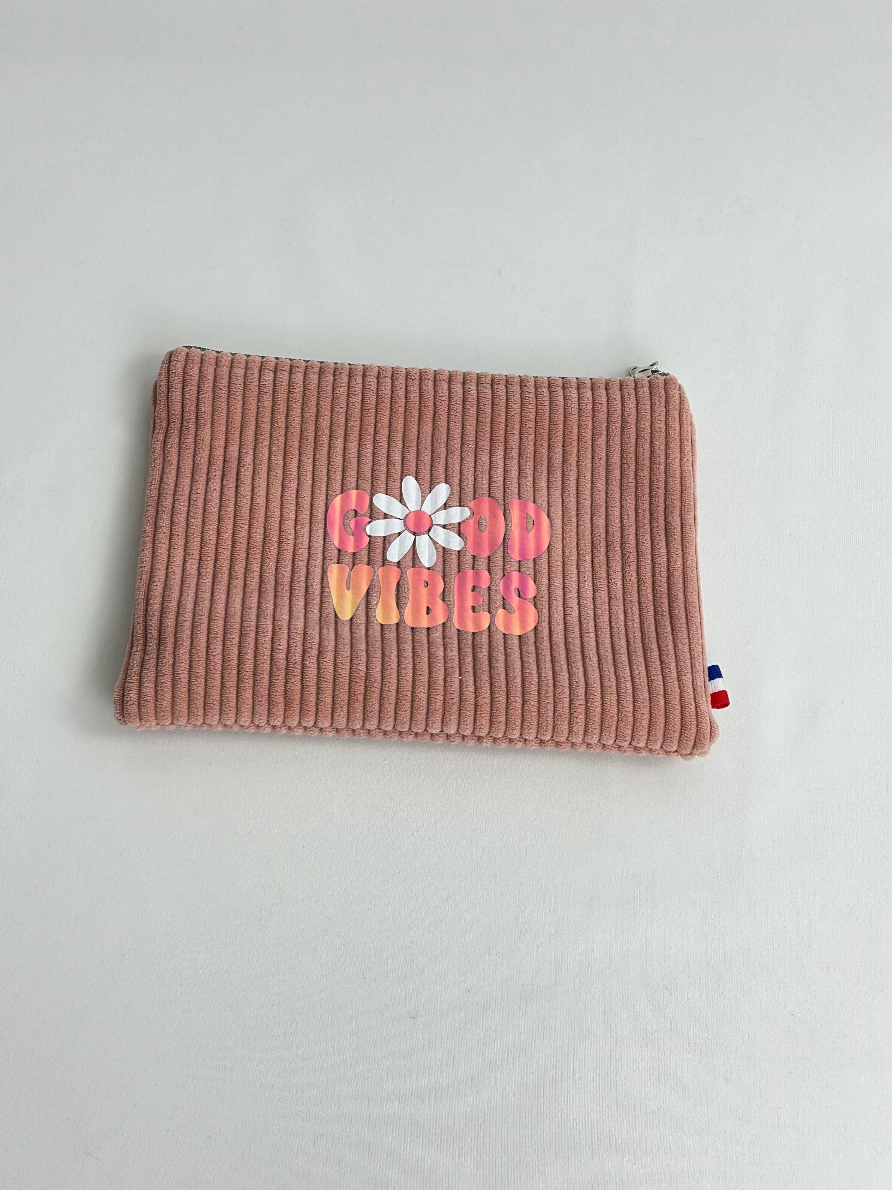Pochette plate Rose