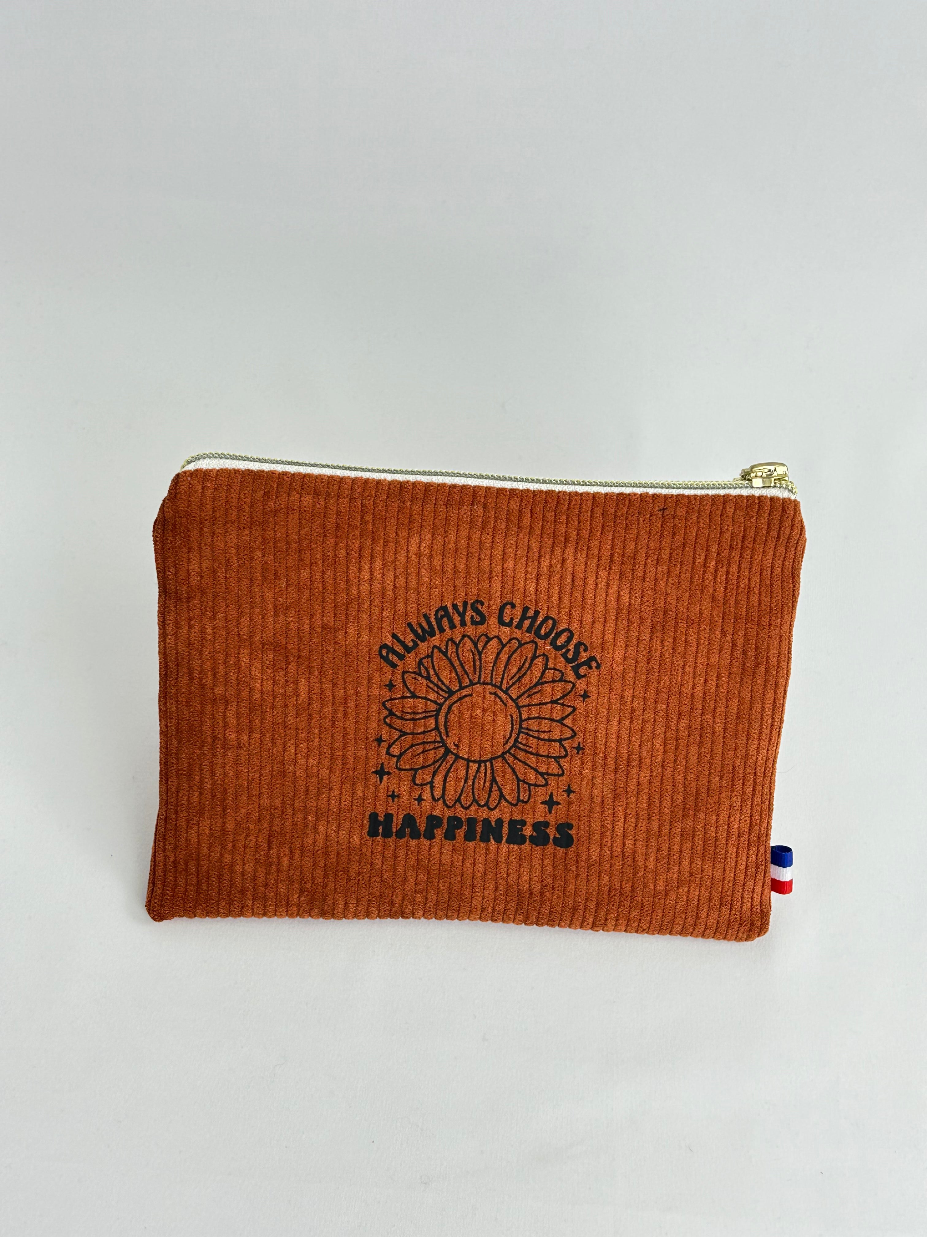 Pochette plate rouille