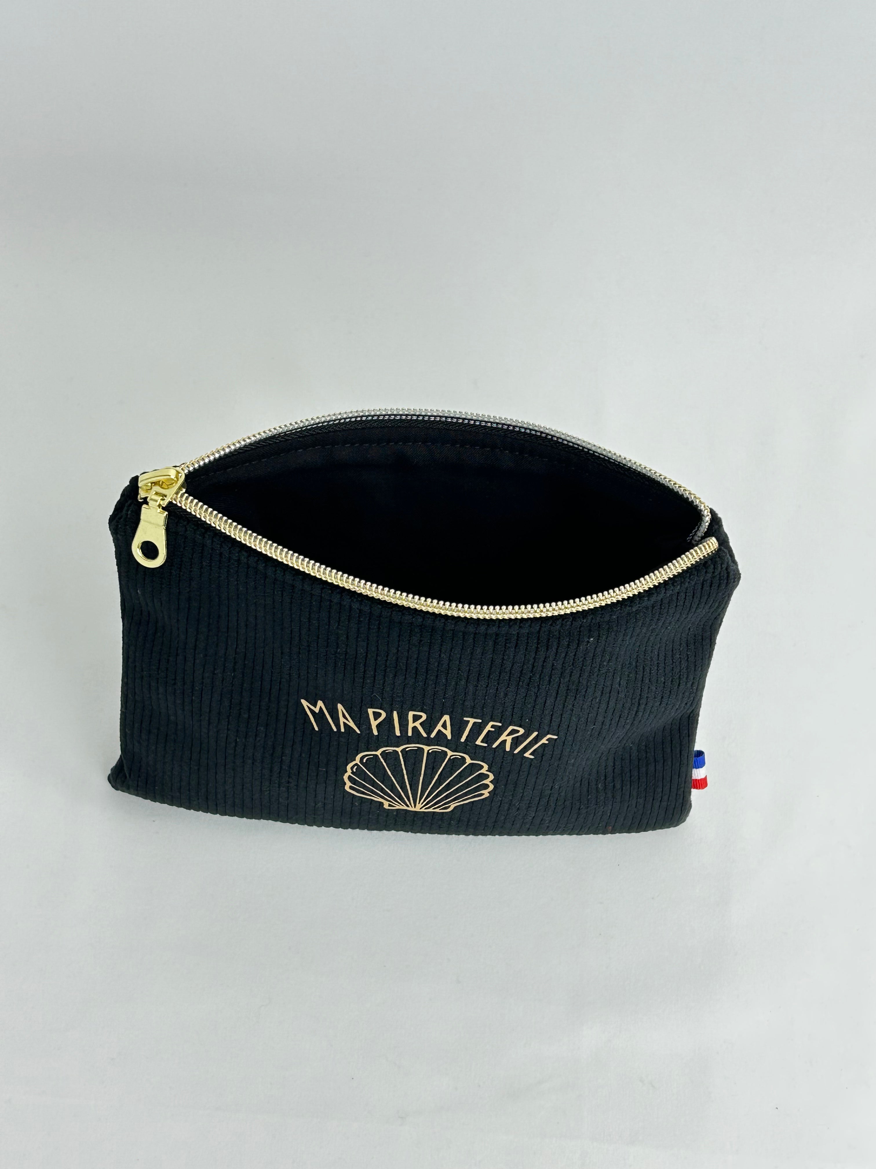 Pochette plate noir