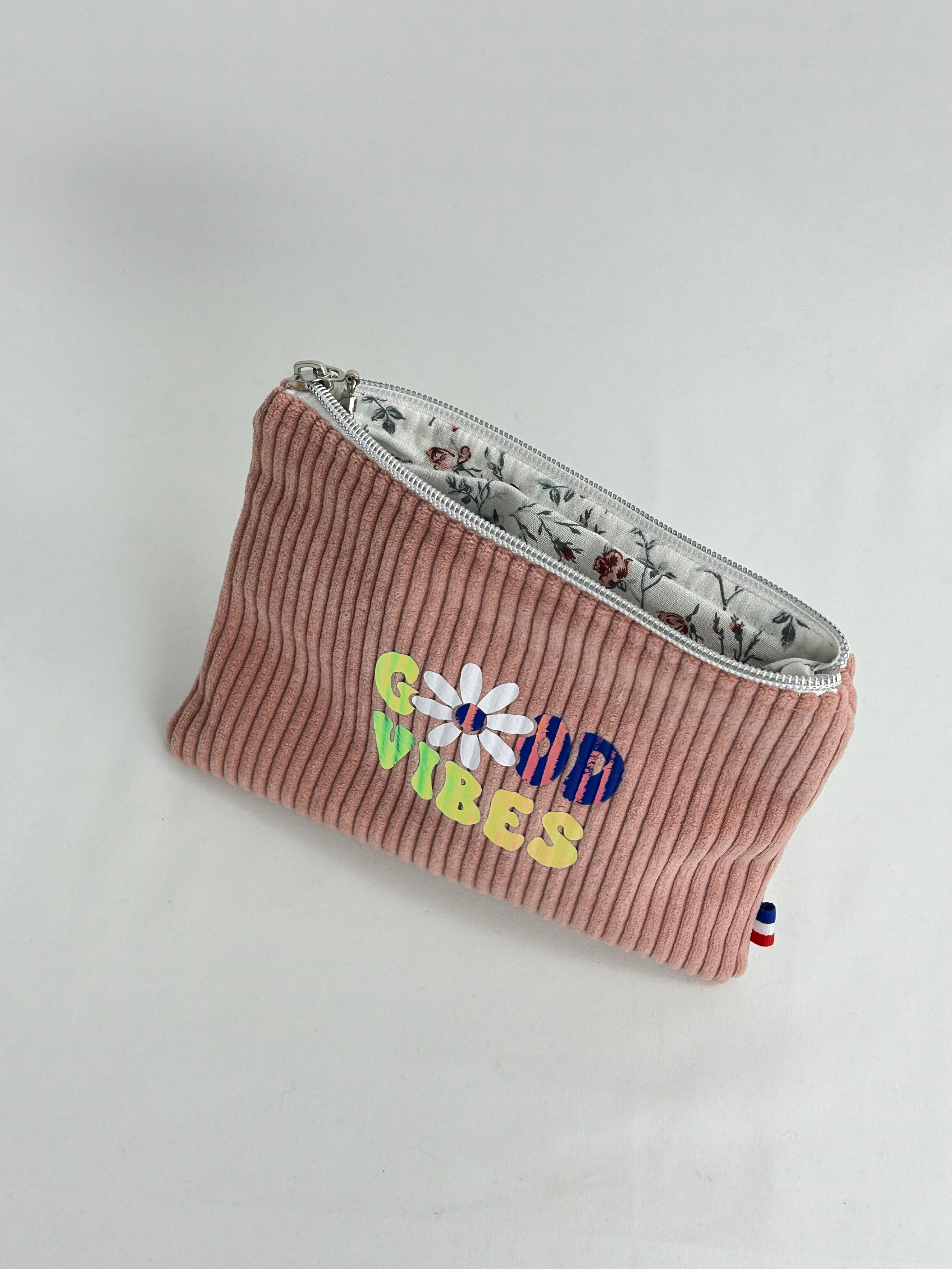 Pochette plate Rose